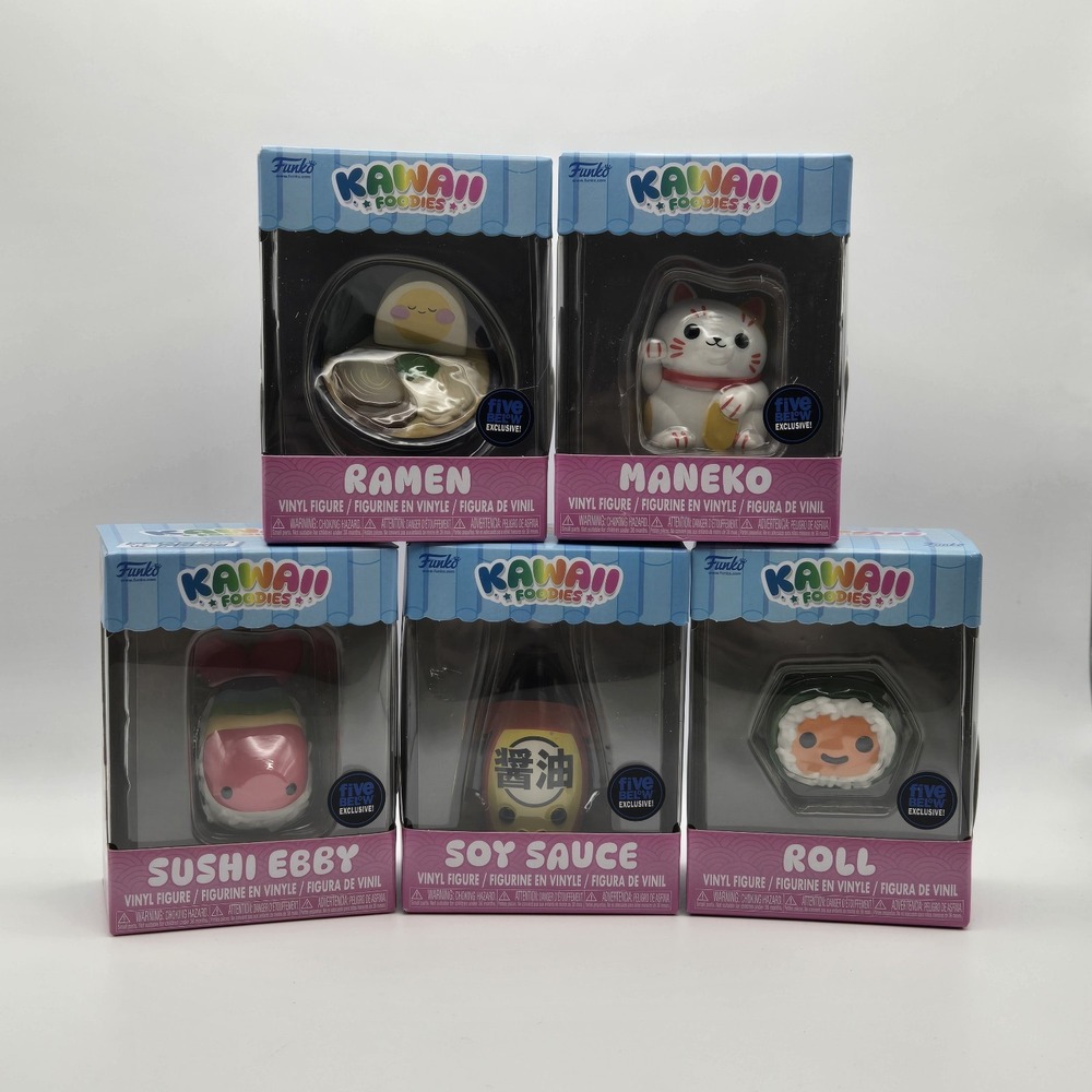 Funko Kawaii Foodies Complete 5 Figure Set Paka Paka Five Below Exclusive NEW